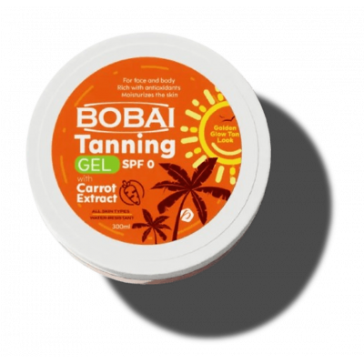 BOBAI TANNING GEL WITH CARROT EXTRACT SPF 0 FOR ALL SKIN TYPES 300 GM